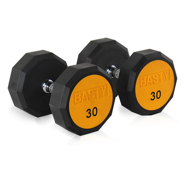 DP04 Weight Lifting Equipment - Rubber Coated Dumbbell Fitness Factory