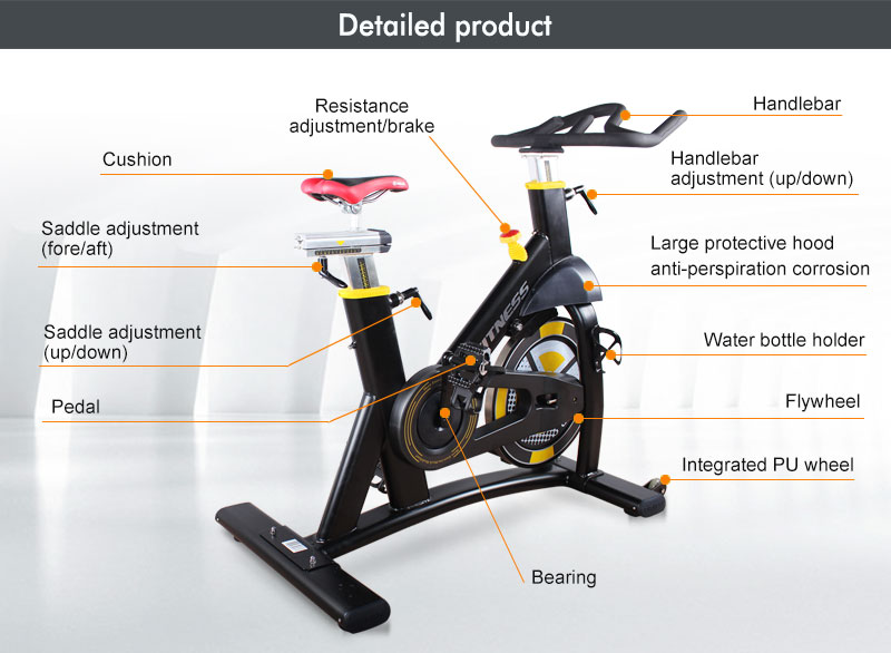 BFT Fitness Factory Commercial Spin Bike