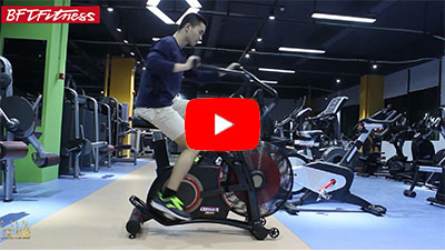 How to use Magnetic resistance exercise Fan Bike?