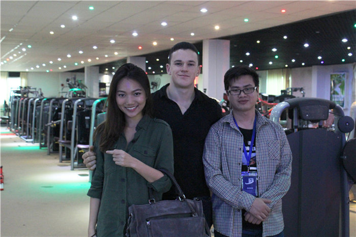 Hongkong Customer Came To Bft Fitness Co.,Ltd Purchase Fitness Equipment