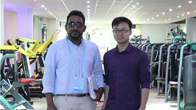 The United Arab Emirates Customer Import Fitness Equipment From China