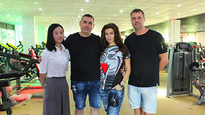 Bulgaria Customers Import Gym Equipment From China BFT Fitness Factory