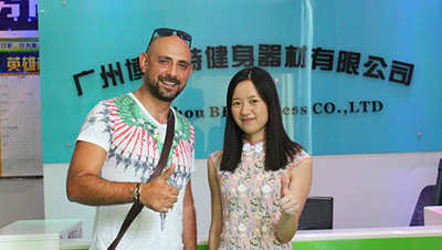 Lebanon Customer Came To China Buy Fitness Equipment For His Gym