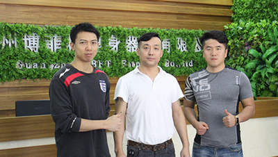 Foshan Customers Come To BFT Fitness Factory And Purchasing Gym Equipment